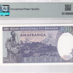 Ruanda 100 Francs 1982 Pick 18 UNC Rückseite