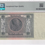 Deutschland 10 Reichsmark 1929 Pick 180b UNC Rückseite