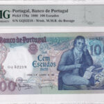 Portugal 100 Escudos 1980 Pick 178a UNC Vorderseite