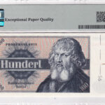 100 Units UNC Rückseite