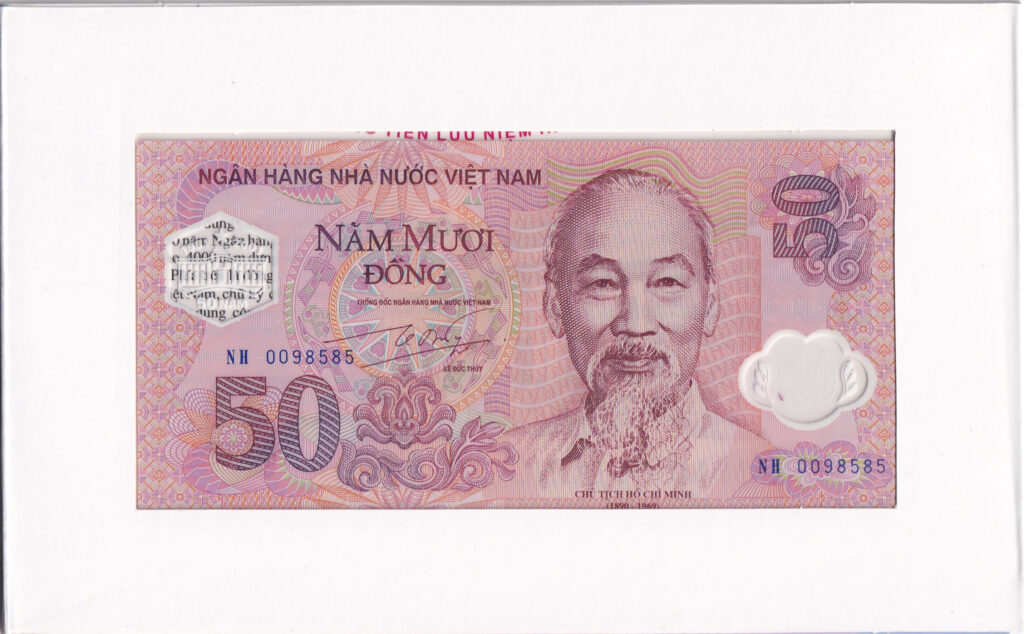 Vietnam – 50 – Đồng – 2001