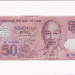 Vietnam 50 Đồng 2001 Pick 118a UNC Vorderseite
