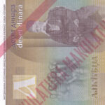 Jugoslawien 10 dinara 2000 Pick 153 - proof designed UNC Rückseite