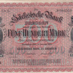 Deutsches Reich 500 Mark 1911 Pick S953b XF Vorderseite