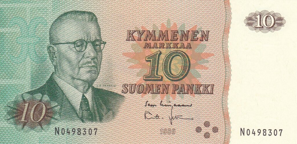 Finnland – 10 – Markkaa – 1980