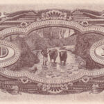 Malaya 100 Dollars 1944 Pick M8a UNC Rückseite