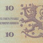 Finnland 10 Markkaa 1980 Pick P.111 UNC Rückseite