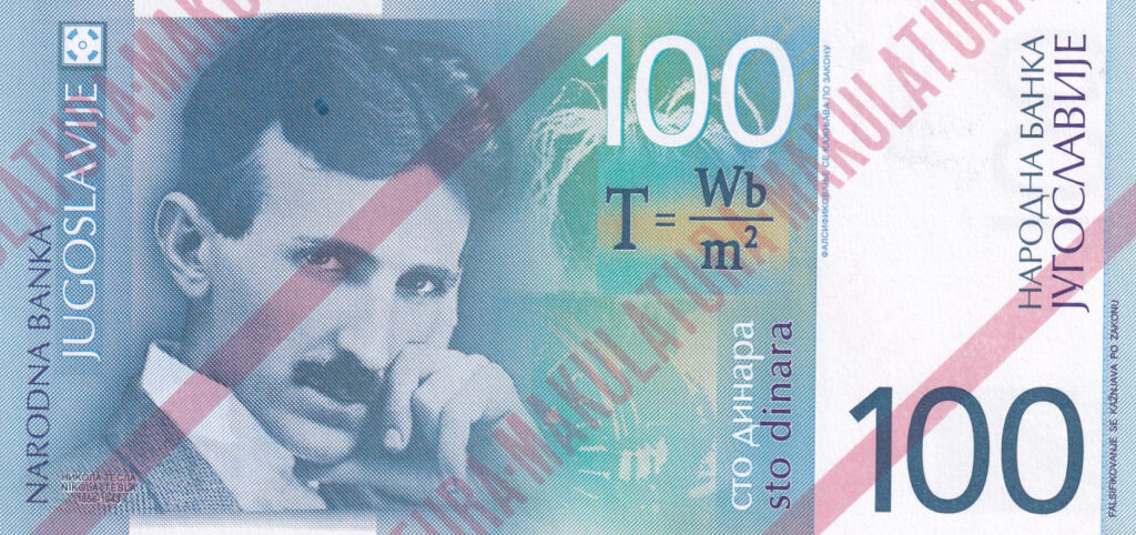 Jugoslawien – 100 – dinara – 2000