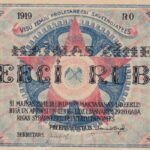 Lettland 5 Rubli 1919 Pick R3 UNC