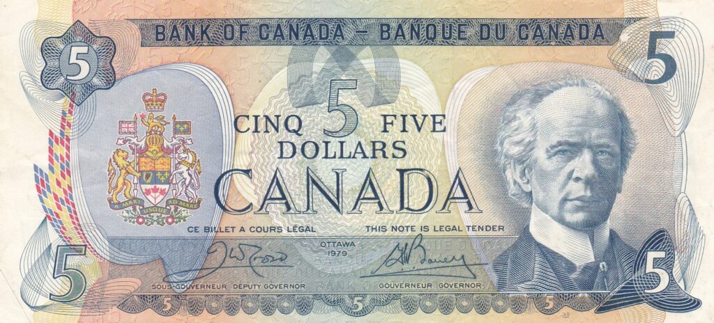 Kanada – 5 – Dollars – 1979