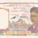 Vietnam 1 Piastre 1953 Pick 92 UNC Vorderseite