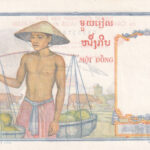 Vietnam 1 Piastre 1953 Pick 92 UNC Rückseite