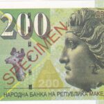 Nordmazedonien 200 Denari 2013 Pick 27 UNC Vorderseite
