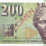 Nordmazedonien 200 Denari 2013 Pick 27 UNC Vorderseite