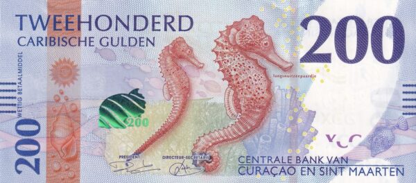 Curaçao 200 Caribische Gulden 2025 Pick P-5 UNC Vorderseite