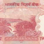 Indien 20 Rupees 2011 Pick 096d UNC Rückseite