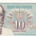 Jugoslawien 10 Dinara 1994 Pick 149 UNC Vorderseite