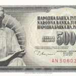 Jugoslawien 500 Dinara 1978 Pick 91a UNC Vorderseite